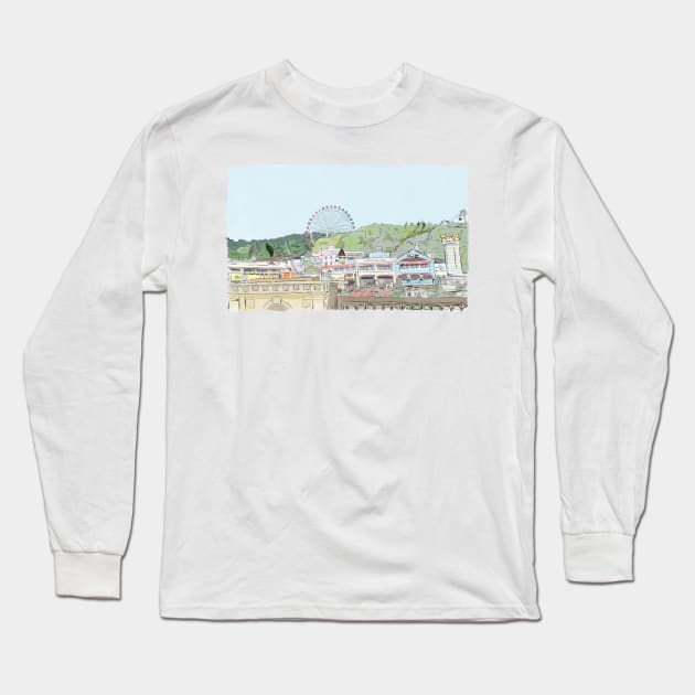 Everland Theme Park Long Sleeve T-Shirt by MandyE